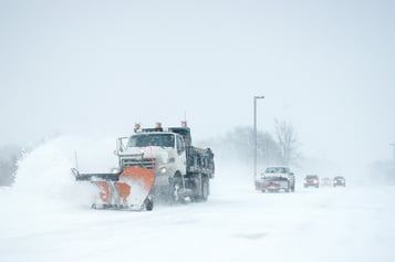 County snow plow